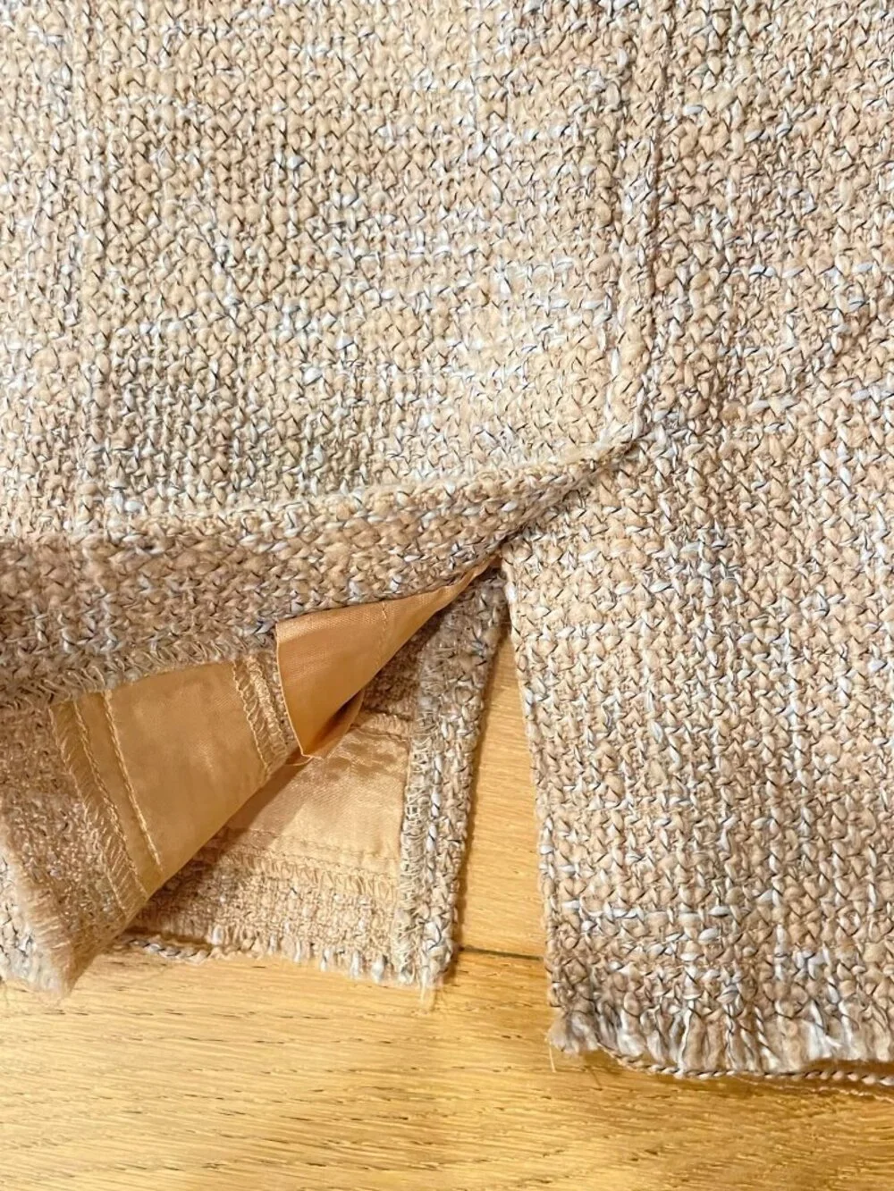 Vintage Nathan Jenden Metallic Tweed Skirt NWT Sz 8/10